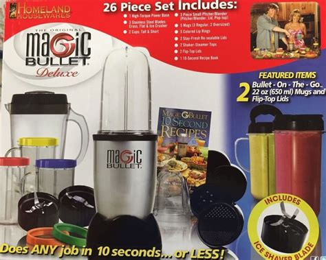 The Magic Bullet Deluxe 26 Piece Set: Packed with Features for the Modern Cook